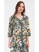 Dámské domácí šaty s tříčtvrtečním rukávem Marie