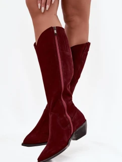 Kozačky na podpatku  model 220212 Step in style