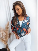 Dámská bunda bomber ALESSA modrá FashionStreet TY3634 Dámská bunda bomber ALESSA modrá FashionStreet TY3634