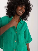 Dámská košile DHJ KS 7279.24x zelená - FPrice Dámská košile DHJ KS 7279.24x zelená - FPrice