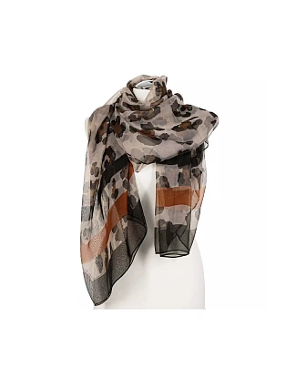 Dámský šátek ADS1500-002S hnědý - Moraj