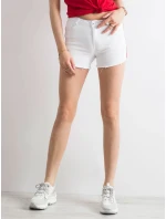 JM SN BK2103 šortky.14P bílá