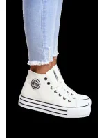 Dámské kotníkové tenisky Big Star - bílé