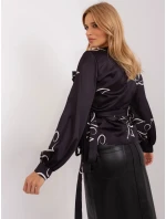 Dámská halenka LK BZ 509423.22 Černá vzor - FPrice