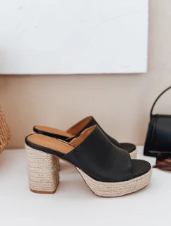 Dámské žabky HOTTRENDY black FashionStreet ZY0989