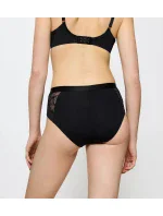 Dámské kalhotky Wild Azalea Florale Maxi - BLACK - černé 0004 - TRIUMPH