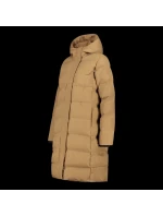 Dámská zimní dlouhá bunda CMP s kapucí, nepromokavá, zateplená, béžová (34K0096/P814) Dámská zimní dlouhá bunda CMP s kapucí, nepromokavá, zateplená, béžová (34K0096/P814)