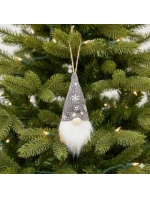 PŘÍVĚSEK S CETKOU SKŘÍTEK ŠEDÝ 11CM