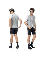 Rockbros YDMJ003 jarní/podzimní větruodolná vesta velikost XL - bílá/šedá