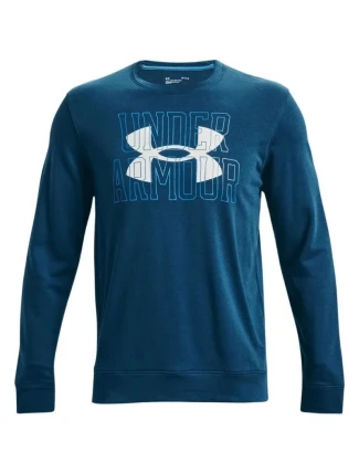 Pánské tričko UA Rival Terry Logo Crew M 1370391 458 - Under Armour