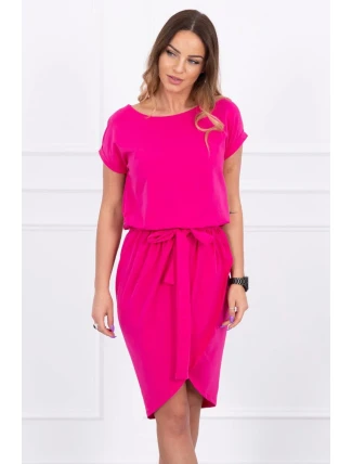 Šaty s obálkou dole fuchsiová Šaty s obálkou dole fuchsiová