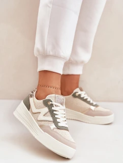 Dámské Sportovní Boty Na Platformě Leopardí Zelené Lorori