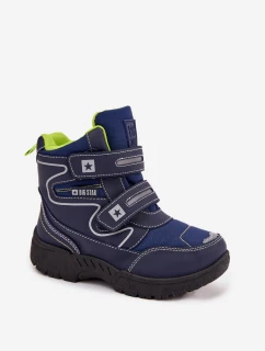 Zateplené Dětské Sněhule Traperky Big Star OO374049 Černé