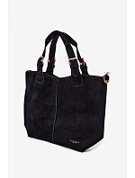 Černá kabelka z imitace semiše Clarette