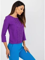 Halenka LK BZ 506521.90 tmavě fialová Halenka LK BZ 506521.90 tmavě fialová