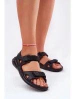 Dámské pěnové sandály na platformě Big Star – černé