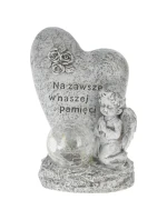 FIGURKA ANDĚLA NÁHROBNÍ SVÍČKA VEDENÁ NAVŽDY V NAŠÍ PAMĚTI