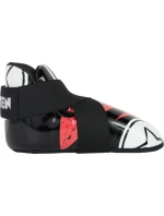 TOP TEN OSTT-PU "SUPERLIGHT" URBAN ARTS chrániče nohou černo-červené (WAKO APPROVED nové)