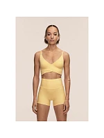 Dámské tréninkové legíny CASALL Ultra High Waist Hot Pant, žlutá barva