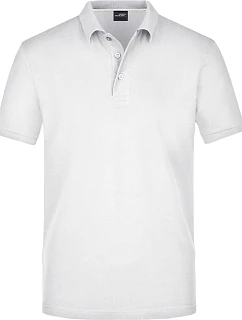 Daiber JN 708 Pánské pima piqué polo 02.0708 white