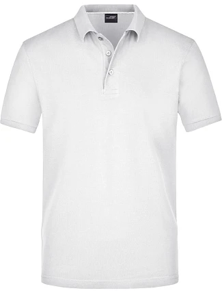 Daiber JN 708 Pánské pima piqué polo 02.0708 white Daiber JN 708 Pánské pima piqué polo 02.0708 white