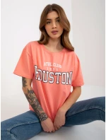 Dámské tričko EM TS 527 1.26X broskvová - FPrice Dámské tričko EM TS 527 1.26X broskvová - FPrice