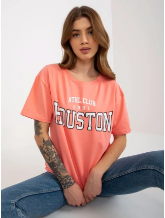 Dámské tričko EM TS 527 1.26X broskvová - FPrice Dámské tričko EM TS 527 1.26X broskvová - FPrice