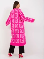 Dámský svetr LC SW 0296 fluo růžový