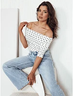 Dámská blůza BLISSE RY2511 smetanovo-černá - FashionStreet