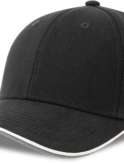 Atlantis Headwear Pilot Piping Sandwich-S 6 panelová těžká sandwich křiltovka 33.0274 black