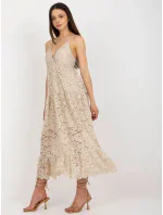 TW SK BI 8247 šaty.62P béžová