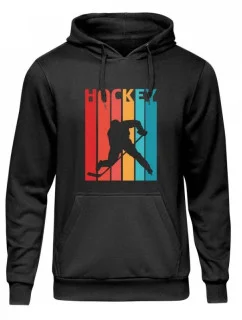 Pánská mikina hokejová M SRBLHOC černá spotiskem - Malfini