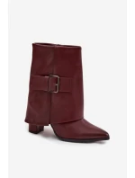 Boty na podpatku model 222489 Step in style Boty na podpatku model 222489 Step in style