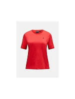 Tričko PEAK PERFORMANCE Explore Graphic Tee Women, červené Tričko PEAK PERFORMANCE Explore Graphic Tee Women, červené