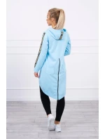 Mikina se zipem na zádech modrá Mikina se zipem na zádech modrá