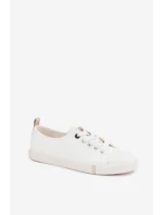 Dámské tenisky z eko kůže Big Star TT274023 Bílé