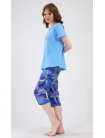 Dámské pyžamo kapri Eliza Dámské pyžamo kapri Eliza