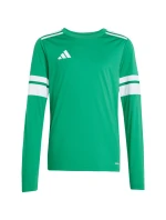 Dětské tričko adidas Squadra 25 s dlouhým rukávem zelené JN7491 Dětské tričko adidas Squadra 25 s dlouhým rukávem zelené JN7491
