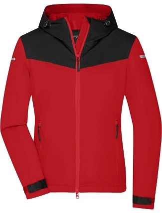 Daiber JN 1179 Dámská outdoorová softshellová bunda 02.1179 light red/black/light red Daiber JN 1179 Dámská outdoorová softshellová bunda 02.1179 light red/black/light red