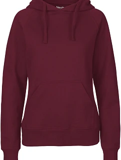 Neutral O 83101 Dámská mikina s kapucí z bio bavlny 77.8311 bordeaux