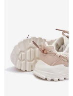 Sportovní boty sneakers dětské béžové Tilvianea