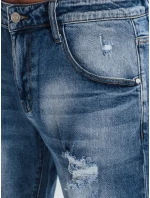 Pánské modré džínové šortky FashionStreet SX2562 Pánské modré džínové šortky FashionStreet SX2562