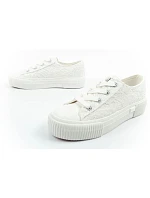 Lee dámské sportovní boty Isla trainers white platform lace-up dámské