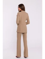 S370 Květinové sako - béžové