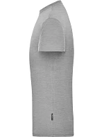 Daiber JN 1808 Pánské pracovní tričko z bio bavlny - Solid 02.1808 grey heather