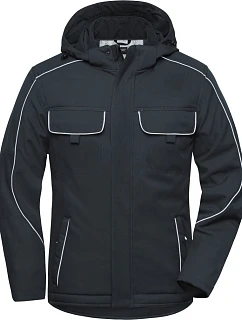 Daiber JN 886 Pracovní softshellová polstrovaná bunda - Solid 02.0886 carbon
