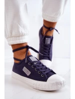 Klasické dámské tenisky BIG STAR JJ274494 námořnická modrá