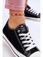Dámské klasické tenisky černé a bílé Ecoma Dámské klasické tenisky černé a bílé Ecoma