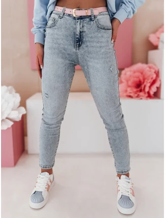 SKINNEX modré dámské džínové kalhoty slim fit FashionStreet UY2476