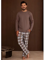 Pyžamo Regina 6006 dlouhé rukávy, velikosti S–2XL, Z26 Pyžamo Regina 6006 dlouhé rukávy, velikosti S–2XL, Z26